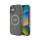 Etui / obudowa na smartfona Guess IML Glitter Circle do iPhone 16 czarny